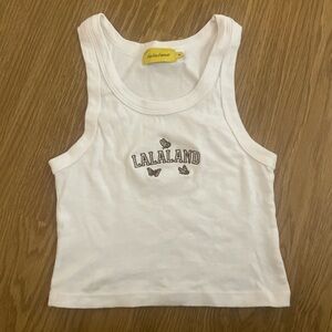 La la land cropped baby tee